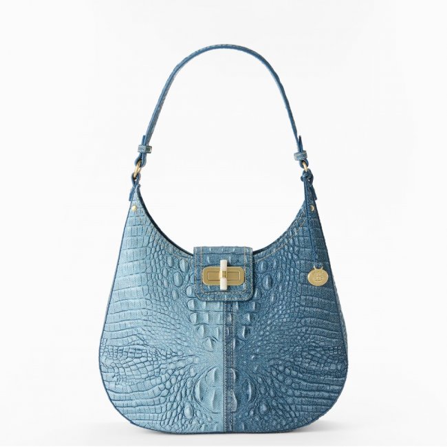 Brahmin Fallon - Denim Secour