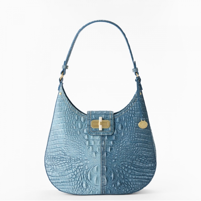 Brahmin Fallon - Denim Secour