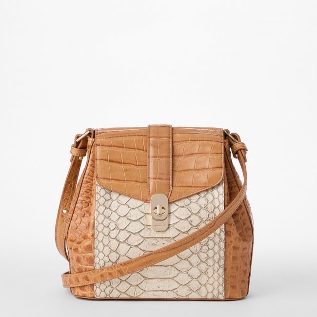 Brahmin Margo Leather Crossbody - Multi Castalia