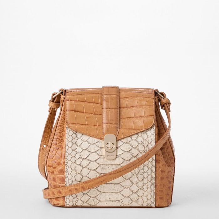 Brahmin Margo Leather Crossbody - Multi Castalia