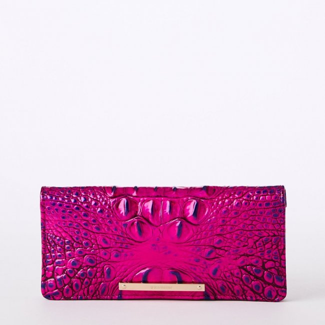 Brahmin Ady Leather Wallet - Voltage Violet