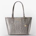 Brahmin Medium Asher Leather Tote - Chrome Melbourne