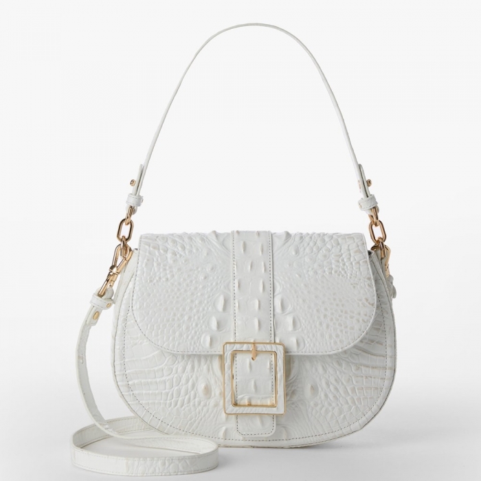 Brahmin Cynthia - Sea Salt White Melbourne