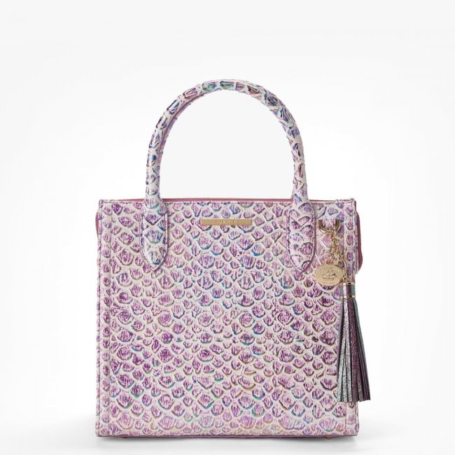 Brahmin Small Caroline - Purple Floralite