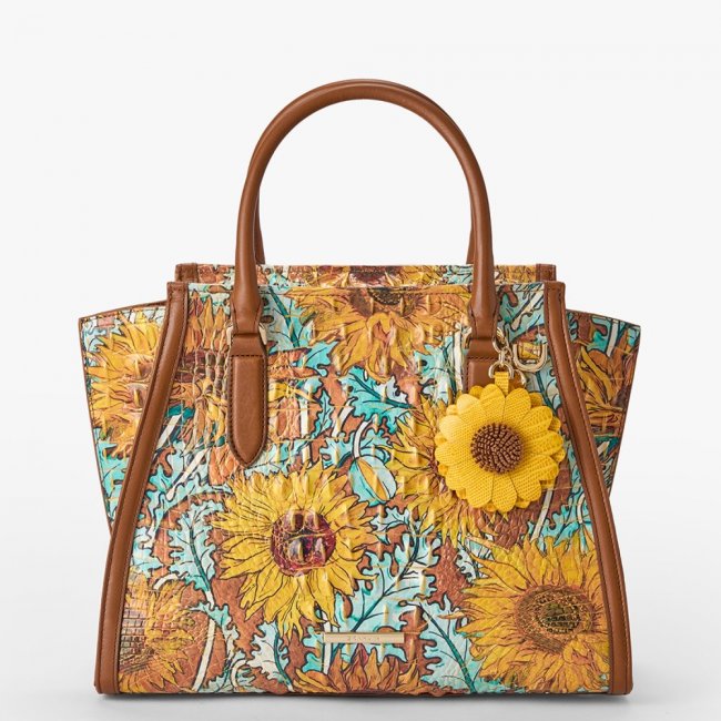 Brahmin Priscilla Satchel - Multi Sunbeam