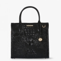 Brahmin Caroline Leather Satchel - Black Melbourne