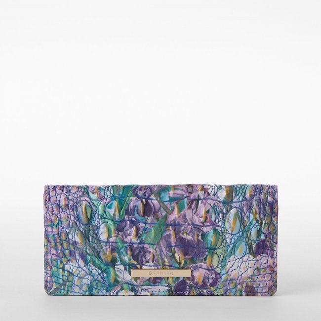 Brahmin Adelle Leather Wallet - Multi Morning Dew