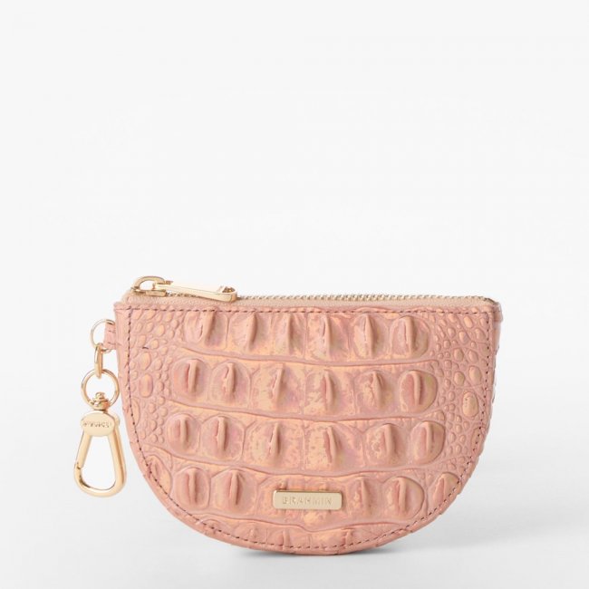 Brahmin Britt Leather Coin Purse - Rose Gold Melbourne
