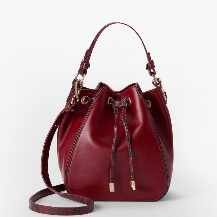 Brahmin Melinda Leather Bucket Bag - Embrace Dietrich