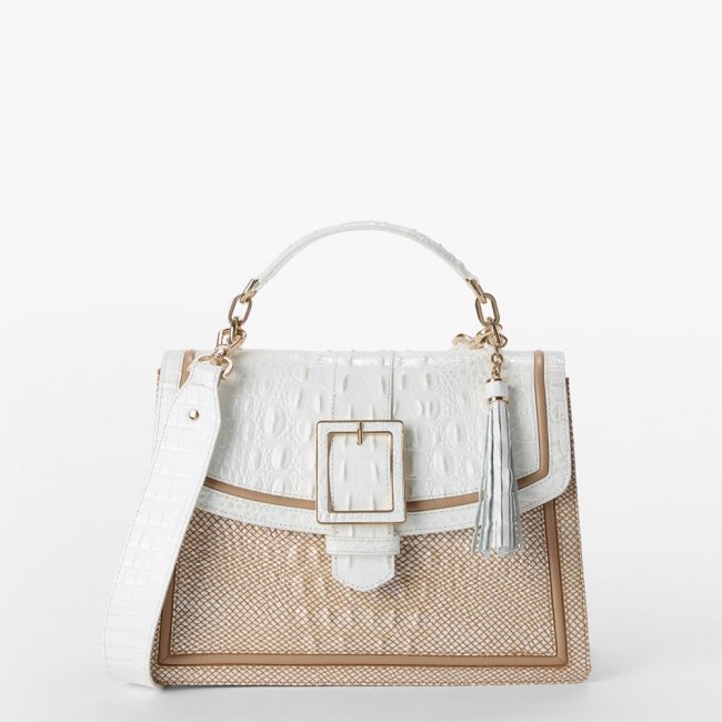 Brahmin Hallie - Sea Salt White Colada
