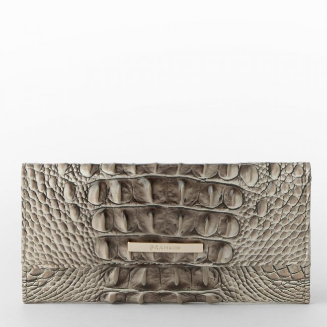 Brahmin Cordelia Leather Wallet - Timeless Taupe Ombre Melbourne