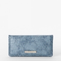 Brahmin Ady Leather Wallet - Bellbottom Blue Zostera