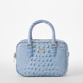 Brahmin Mara Leather Satchel - Heavenly Blue Melbourne