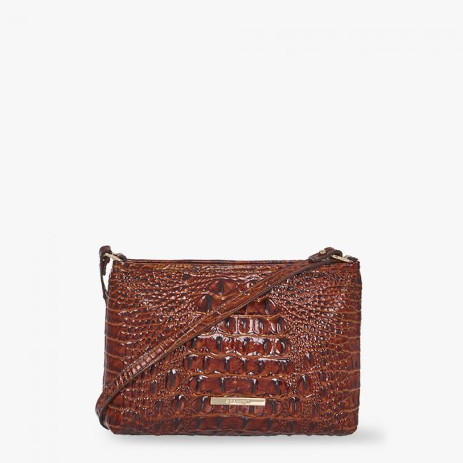 Brahmin Lorelei Leather Shoulder Bag - Pecan Melbourne
