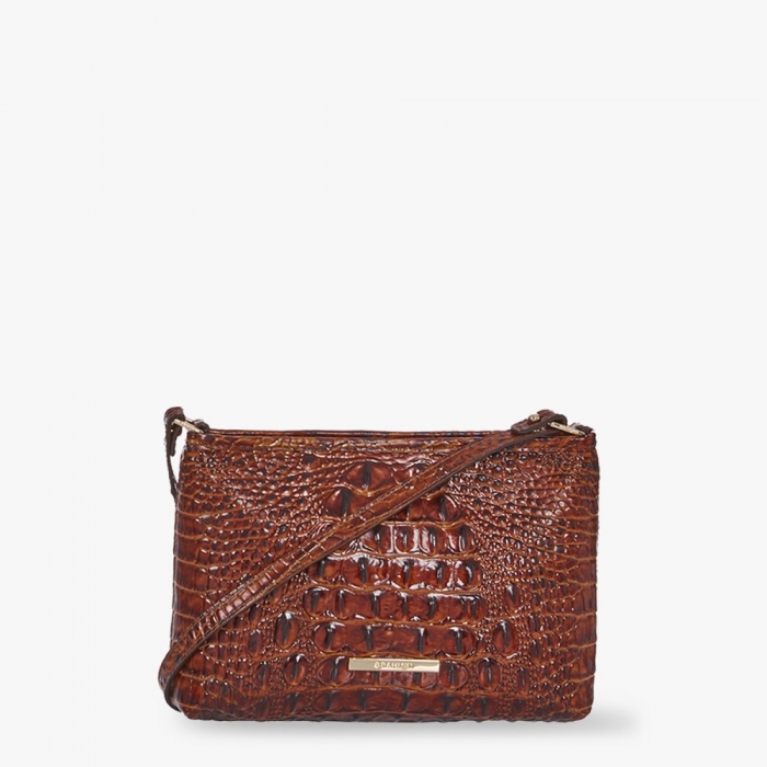 Brahmin Lorelei Leather Shoulder Bag - Pecan Melbourne