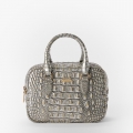 Brahmin Mara Leather Satchel - Chrome Melbourne