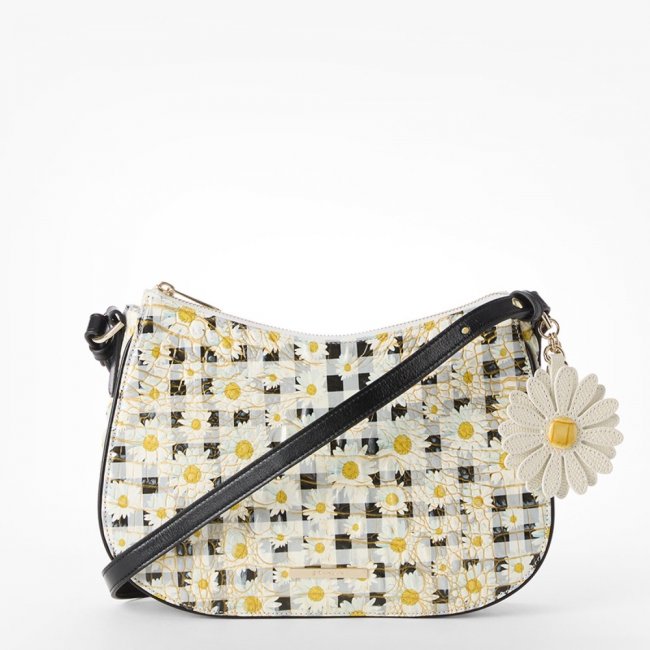 Brahmin Shayna Leather Crossbody - Multi Petaline
