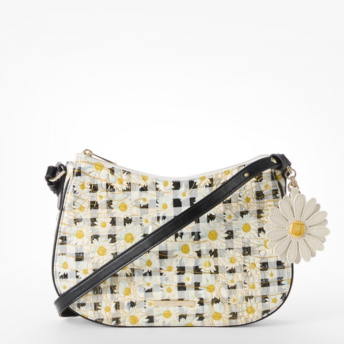 Brahmin Shayna Leather Crossbody - Multi Petaline