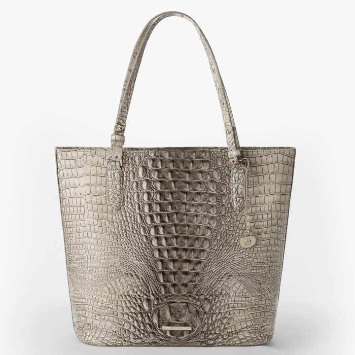 Brahmin Ezra Leather Tote - Timeless Taupe Ombre Melbourne