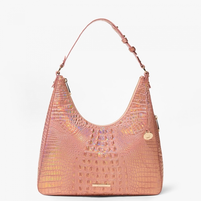 Brahmin Tabitha Leather Shoulder Bag - Rose Gold Melbourne