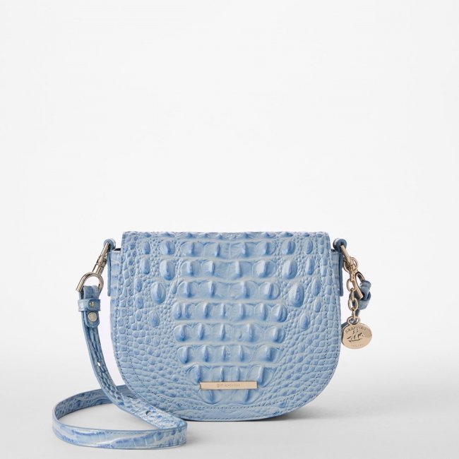 Brahmin Briar Leather Crossbody - Heavenly Blue Melbourne
