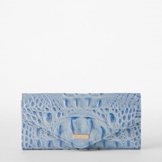 Brahmin Veronica Leather Wallet - Heavenly Blue Melbourne