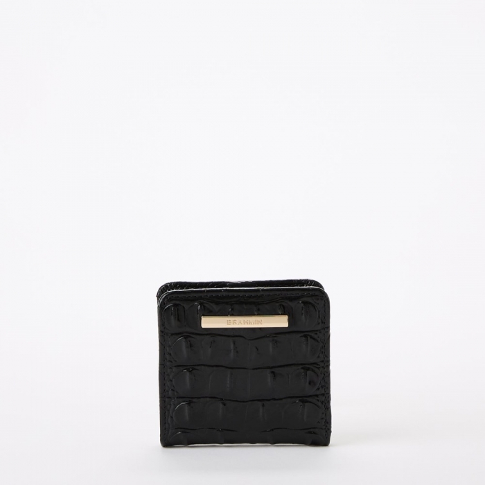 Brahmin Jane Leather Wallet - Black Melbourne