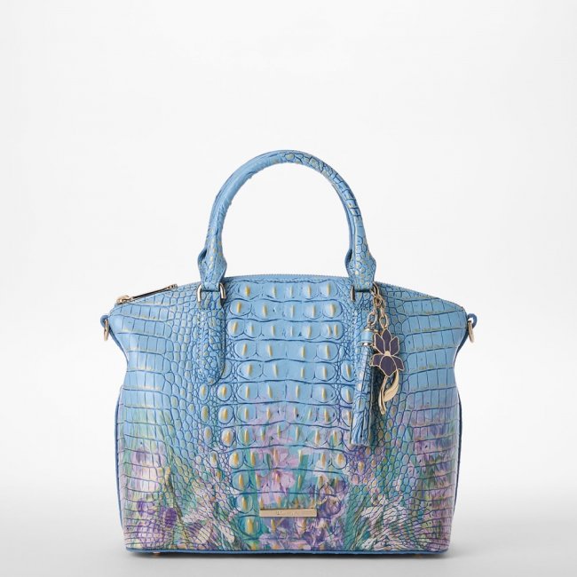 Brahmin Duxbury Leather Satchel - Multi Morning Dew