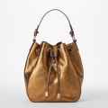 Brahmin Melinda Leather Bucket Bag - Bronze Saber