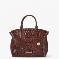 Brahmin Duxbury Leather Satchel - Pecan Melbourne