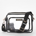 Brahmin Shea Transparent Crossbody - Black Seagate