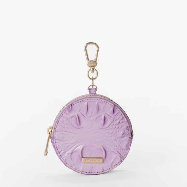 Brahmin Circle Coin Purse - Gentle Lavender Melbourne