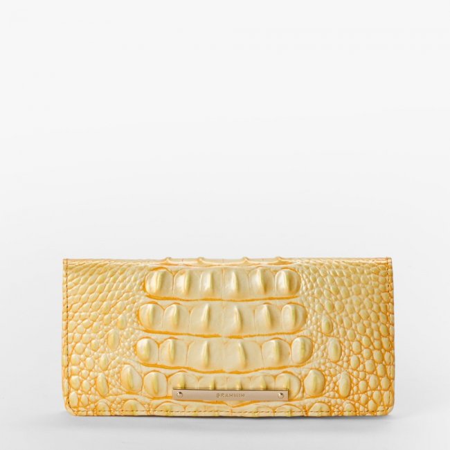 Brahmin Ady Leather Wallet - Lemon Drop Melbourne