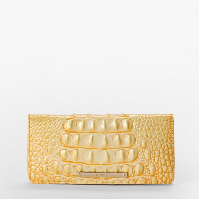 Brahmin Ady Leather Wallet - Lemon Drop Melbourne