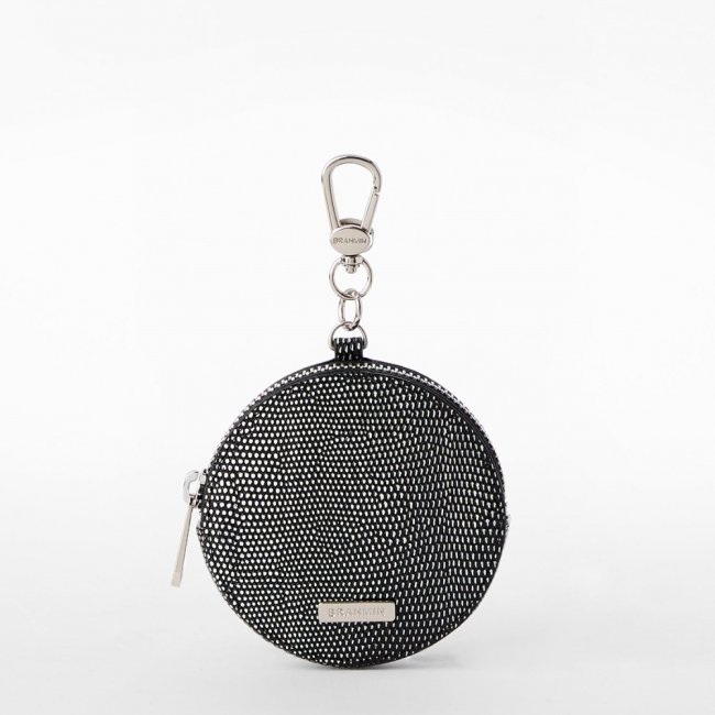 Brahmin Circle Coin Purse - Black Brahmin Luxe Leisure