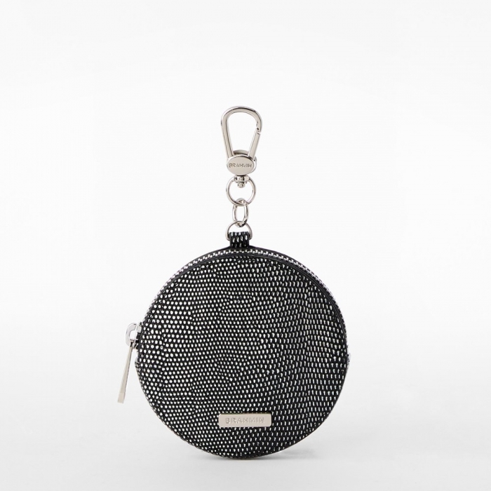 Brahmin Circle Coin Purse - Black Brahmin Luxe Leisure