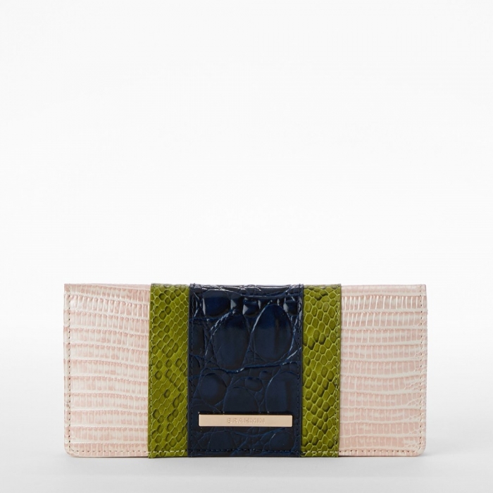 Brahmin Ady Leather Wallet - Multi Antiguo