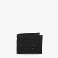 Brahmin Black Leather Bifold Wallet - Black Melbourne