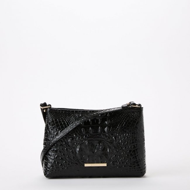 Brahmin Lorelei Leather Shoulder Bag - Black Melbourne