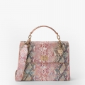 Brahmin Hallie Leather Satchel - Multi Skyterra