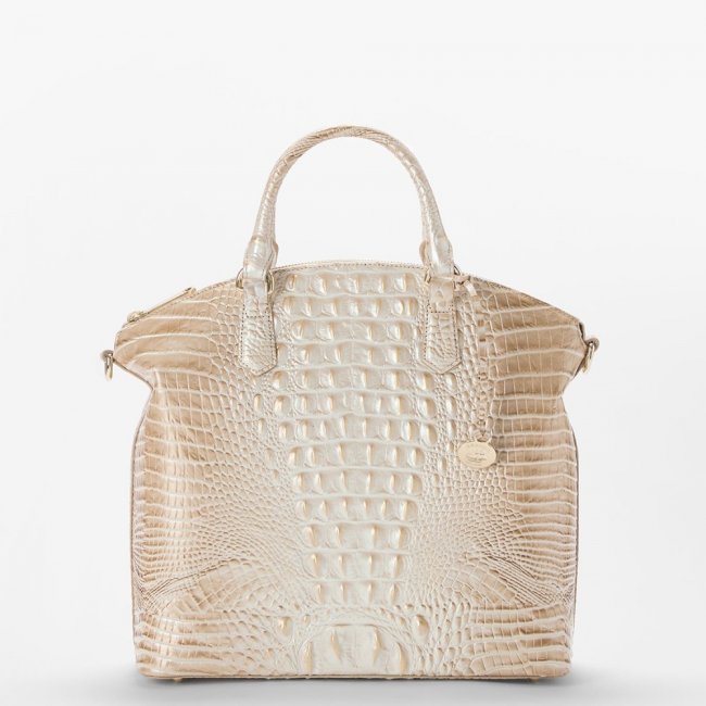 Brahmin Large Duxbury Leather Satchel - Contour Melbourne