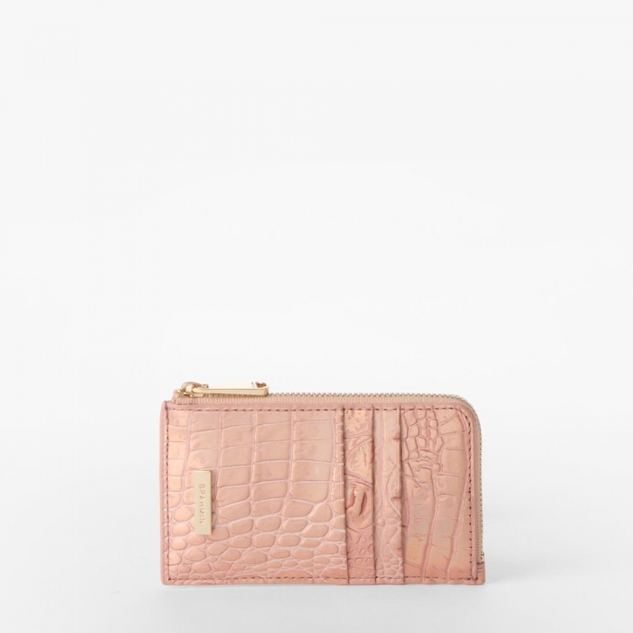 Brahmin Lennon Leather Wallet - Rose Gold Melbourne