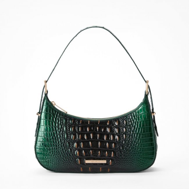 Brahmin Kyrie Leather Shoulder Bag - Evergreen Ombre