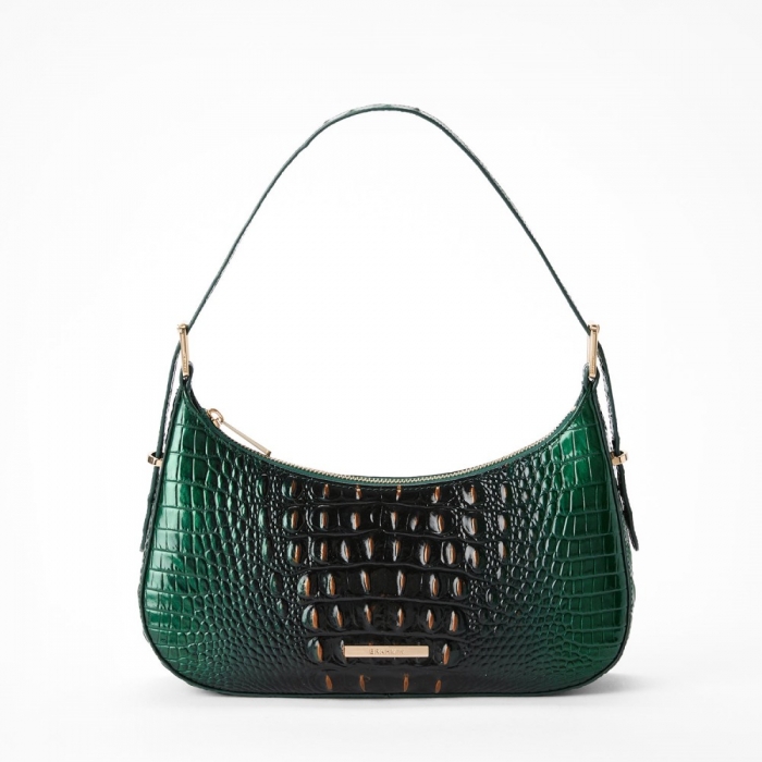 Brahmin Kyrie Leather Shoulder Bag - Evergreen Ombre