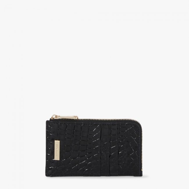 Brahmin Lennon Leather Wallet - Black Melbourne