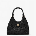 Brahmin Adrian Leather Satchel - Black Melbourne
