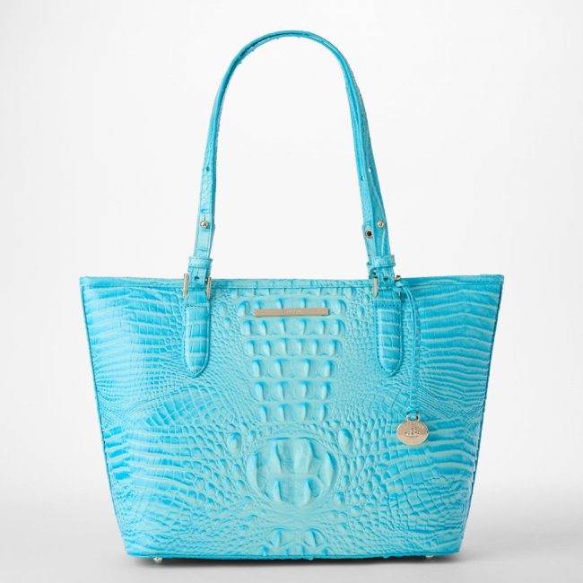Brahmin Medium Asher - Tropic Blue Melbourne