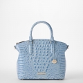 Brahmin Duxbury Leather Satchel - Heavenly Blue Melbourne