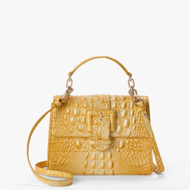 Brahmin Small Hallie - Lemon Drop Melbourne