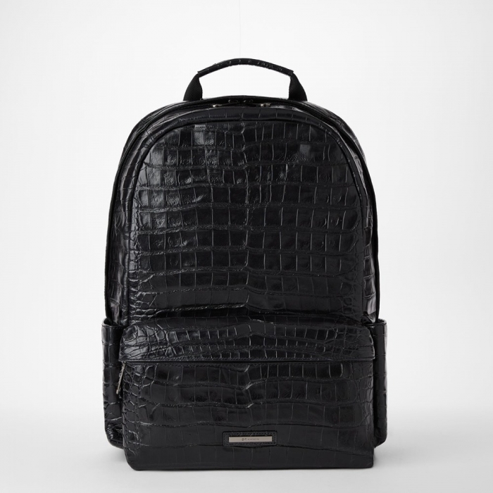 Brahmin Lucas Leather Backpack - Black Baypoint